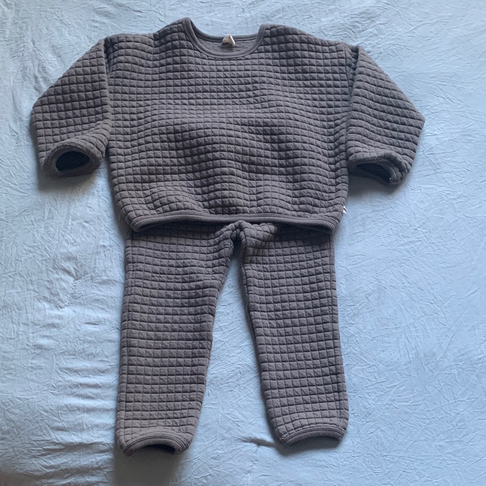 Quincy Mae Quilted Sweater & Pant Set